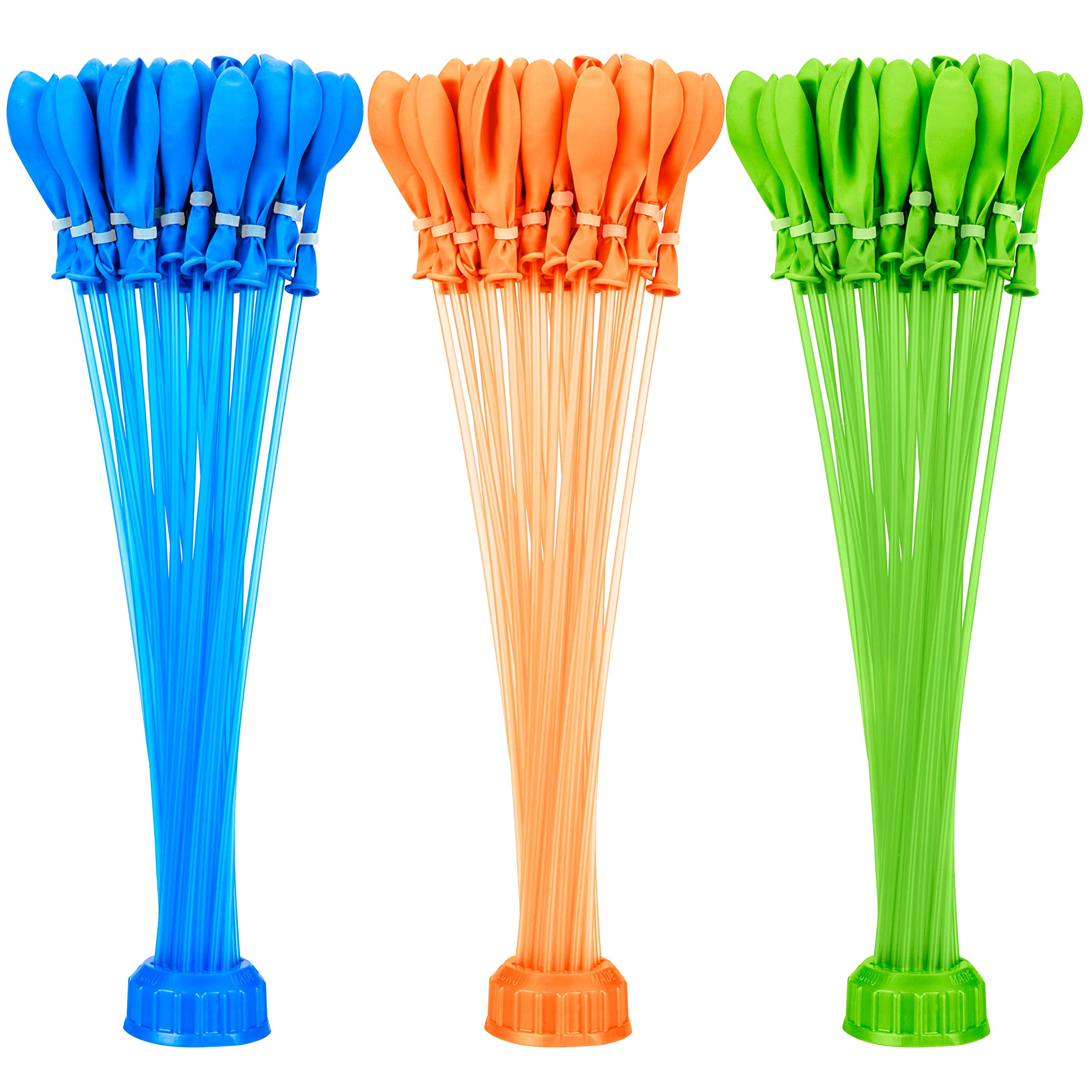 Zuru 100 Water Balloons in 60 Seconds - Self-Sealing No-Knot Design, Charcoal Color - Perfect for Summer Parties, Backyard Games & Kids Outdoor Activities (1213)