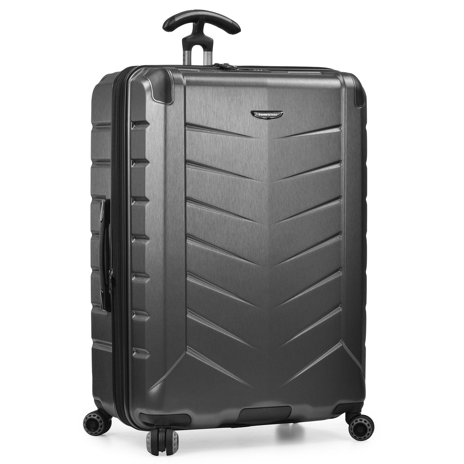 Silverwood II Large Checked Luggage - Durable Spinner Suitcase with TSA Lock for Travel & Business Trips | Perfect for Airplane Carry-On & International Vacations