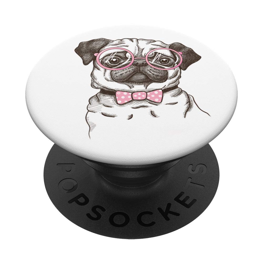 Adorable Pug Dog PopSockets PopGrip - Swappable Phone & Tablet Grip for Pet Lovers | Perfect for Smartphones, iPads & Everyday Use