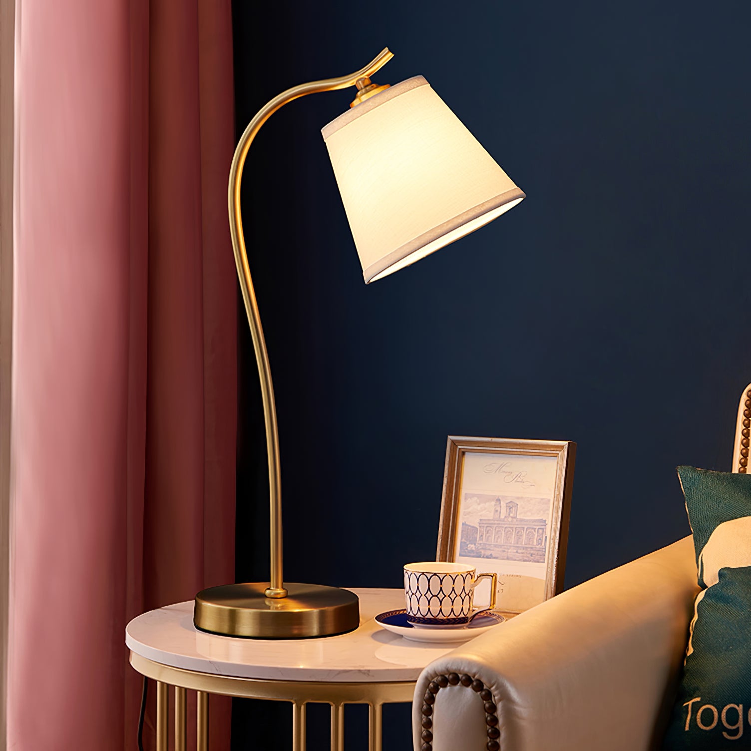 Aneta Table Lamp - Modern LED Desk Lamp with Adjustable Brightness & Color Temperature for Home Office, Bedroom, and Study Room Lighting