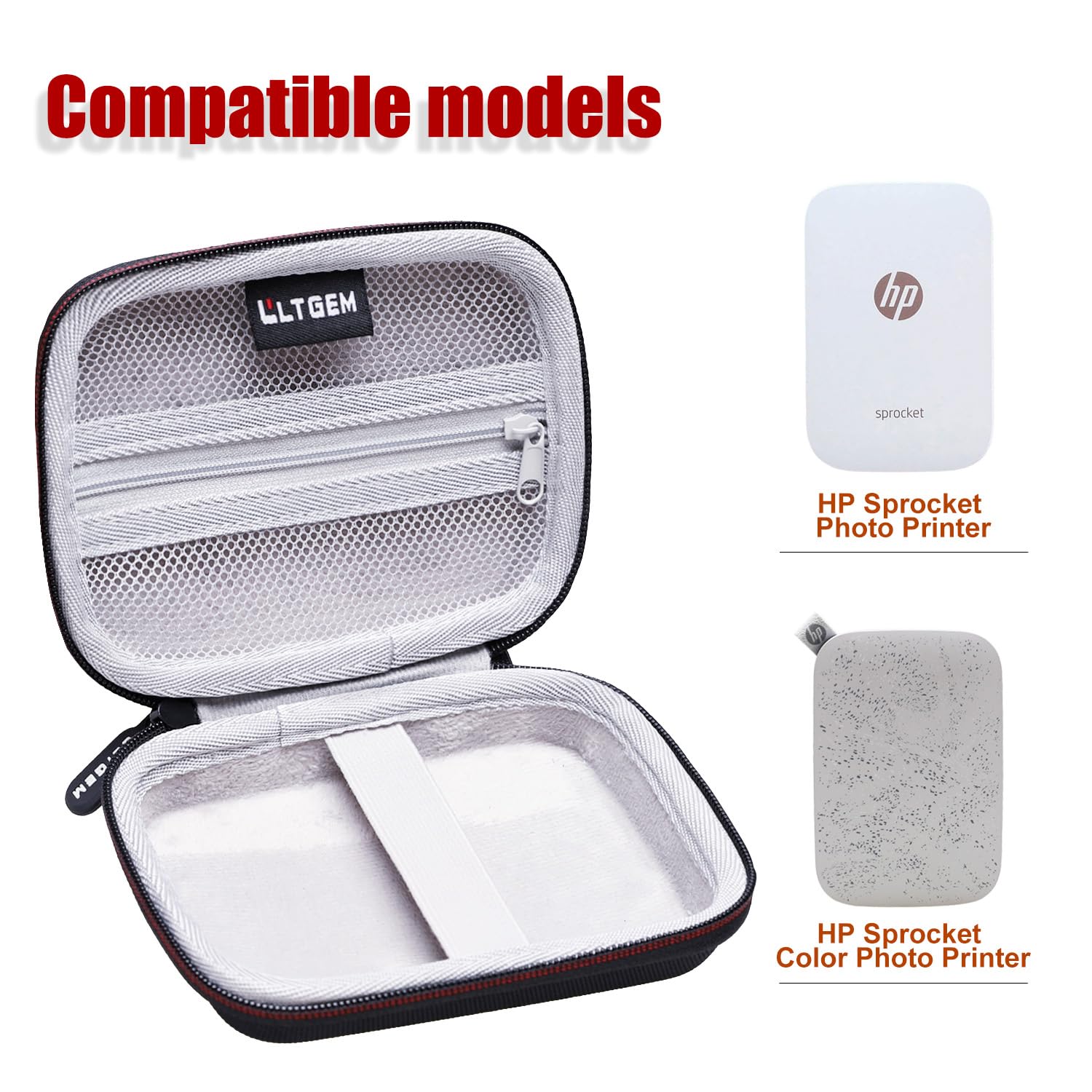 LTGEM Hard Protective Case for HP Sprocket Portable 2x3