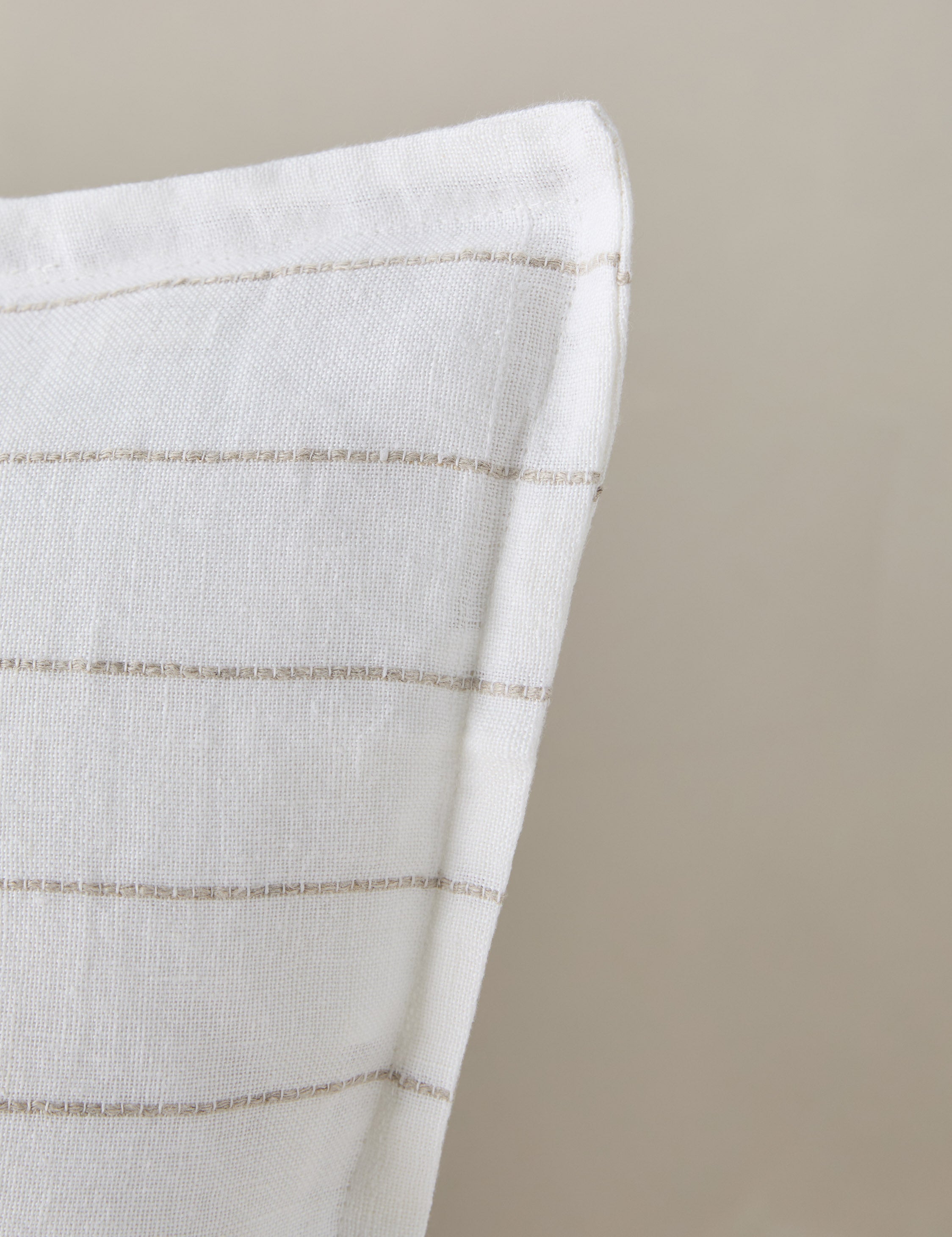 Blake Linen Sham by Pom Pom at Home - Premium Decorative Pillow Cover for Bedroom & Living Room - Perfect for Farmhouse, Modern & Coastal Home Decor