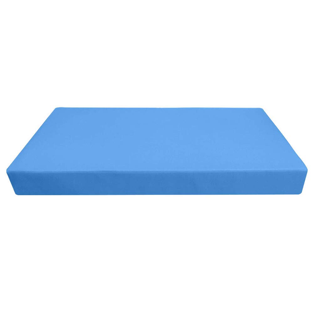 Prolinemax Outdoor Style 4 Full Knife Edge Daybed Mattress Cover - Waterproof Fitted Sheet & Bolster Pillow Set for Patio, Poolside, and Sunroom AD102