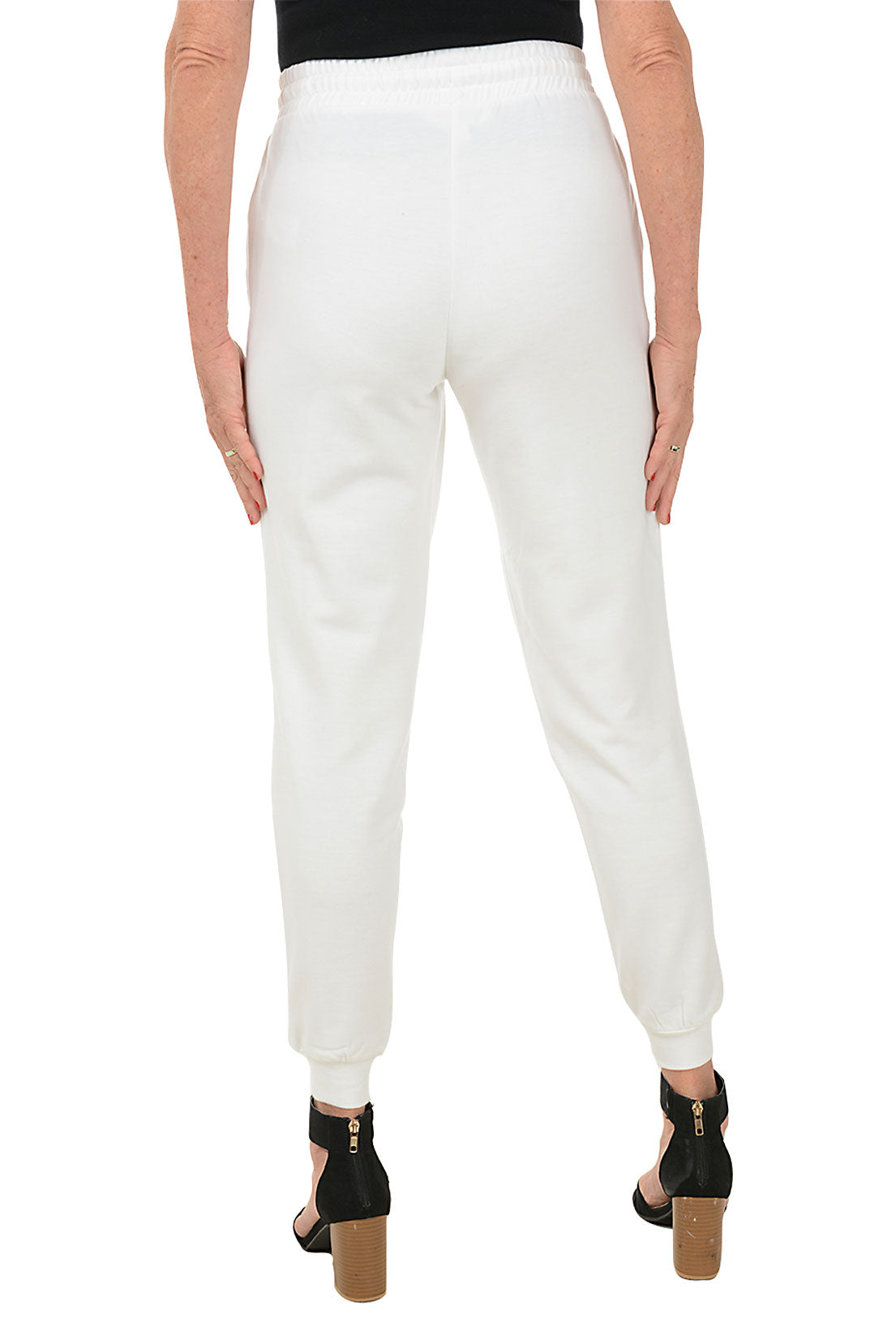 Pearl Pocket Jogger Pants for Women - Comfortable Elastic Waist Casual Sweatpants with Side Pockets - Perfect for Yoga, Running, Lounging & Travel