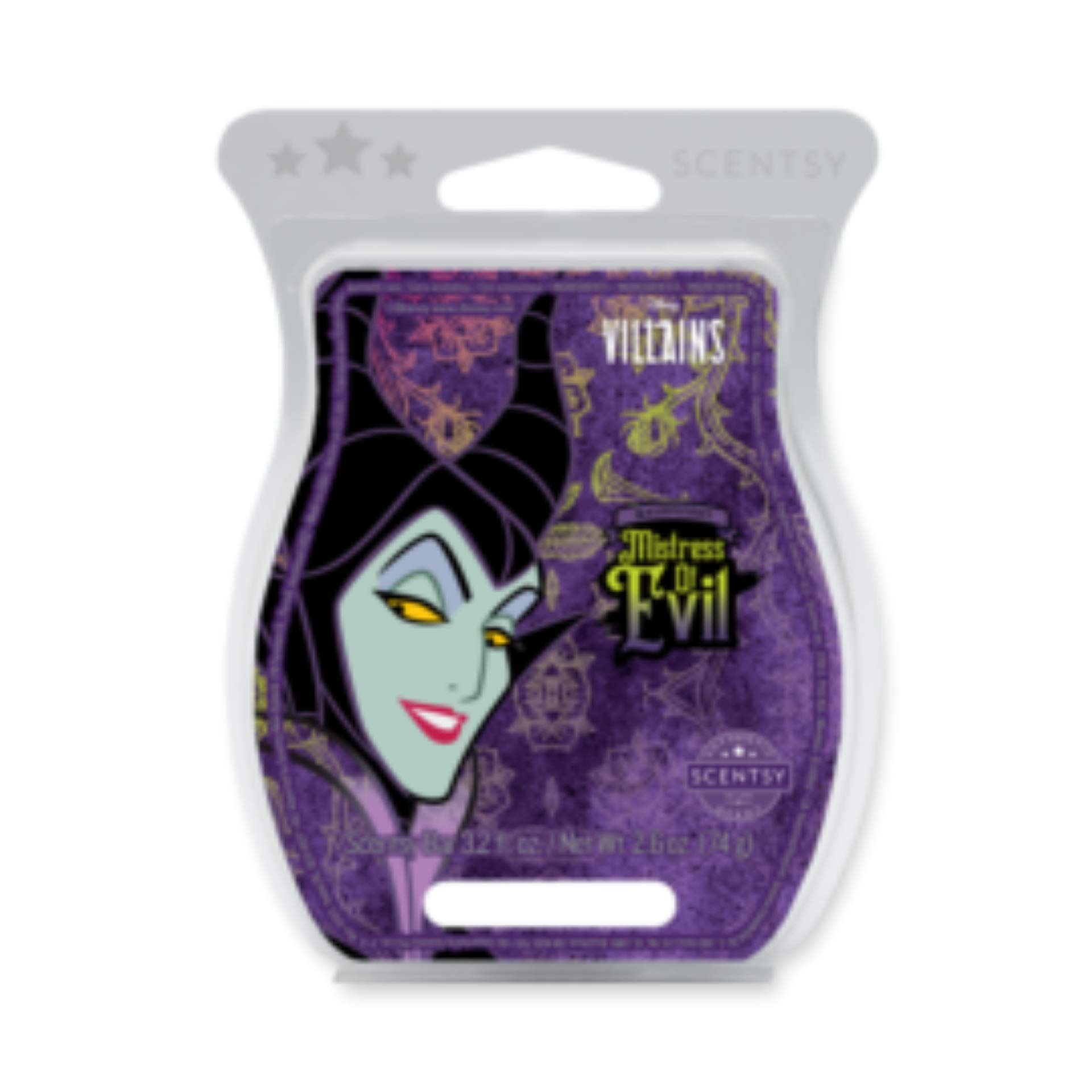 Scentsy Maleficent Mistress of Evil Disney Villains Wax Melts - 3.2 fl.oz (8 Squares) - Wickless Candle Tart Warmer for Home, Office & Gifts | Disney Villain Collection Home Fragrance