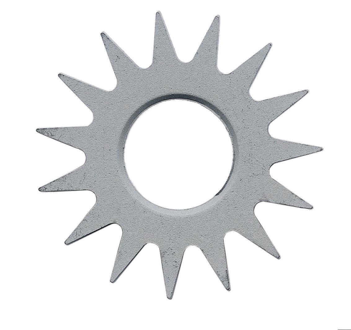 CS Unitec 37427 Star Cutters - 16-Pack for EPF 1503 Concrete Scarifier | Professional Concrete Surface Prep Tool for Floor Grinding, Leveling & Renovation | Ideal for Construction, DIY Projects & Industrial Use