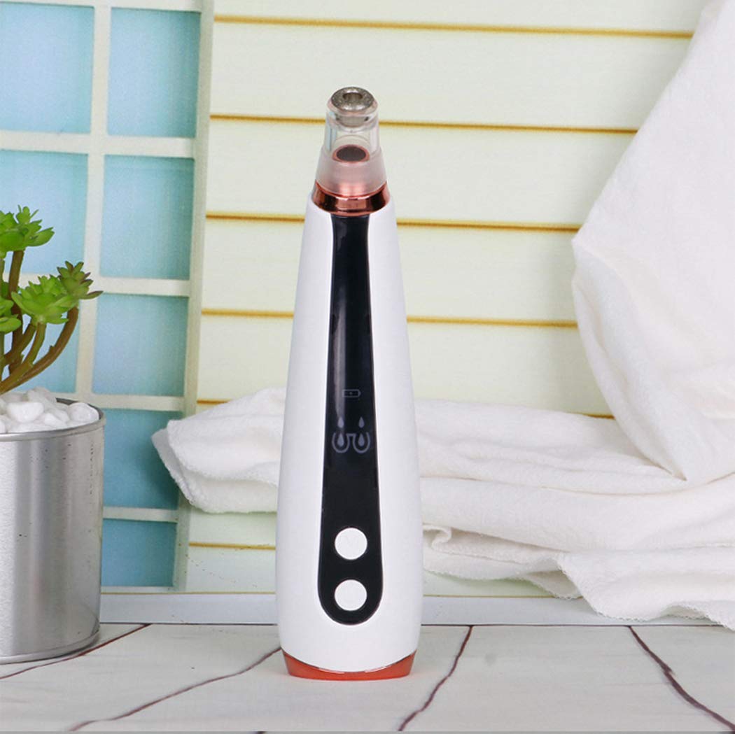 Professional Electric Blackhead Remover Kit - Portable Pore Cleaner & Blackhead Extractor Tool Set for Women | Perfect for Home Spa & Travel Skincare Routine