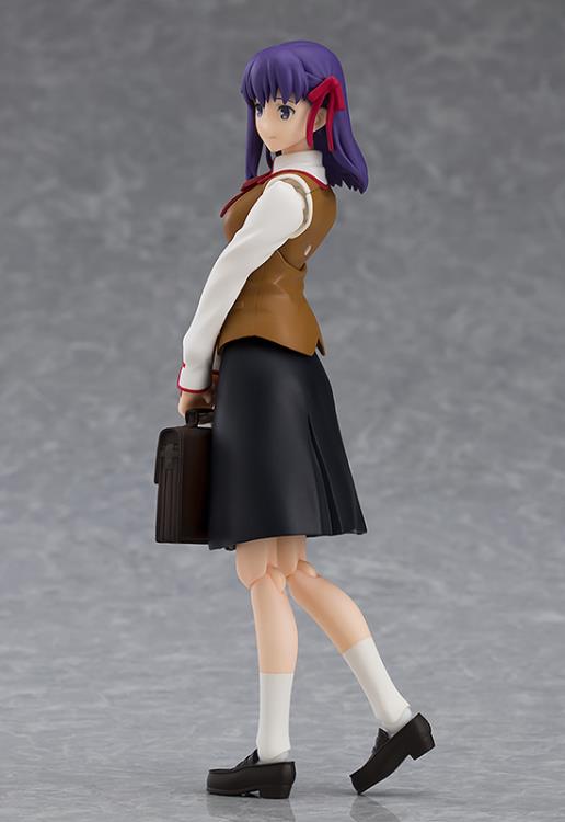 Fate/Stay Night Figma #445 Shinji Matou & Sakura Matou Action Figure Two-Pack Set - Perfect for Anime Collectors and Cosplay Enthusiasts