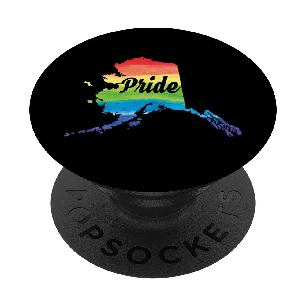 Alaska Gay Pride Rainbow Flag - LGBTQ+ Rights State Design for Parades, Events & Home Decor