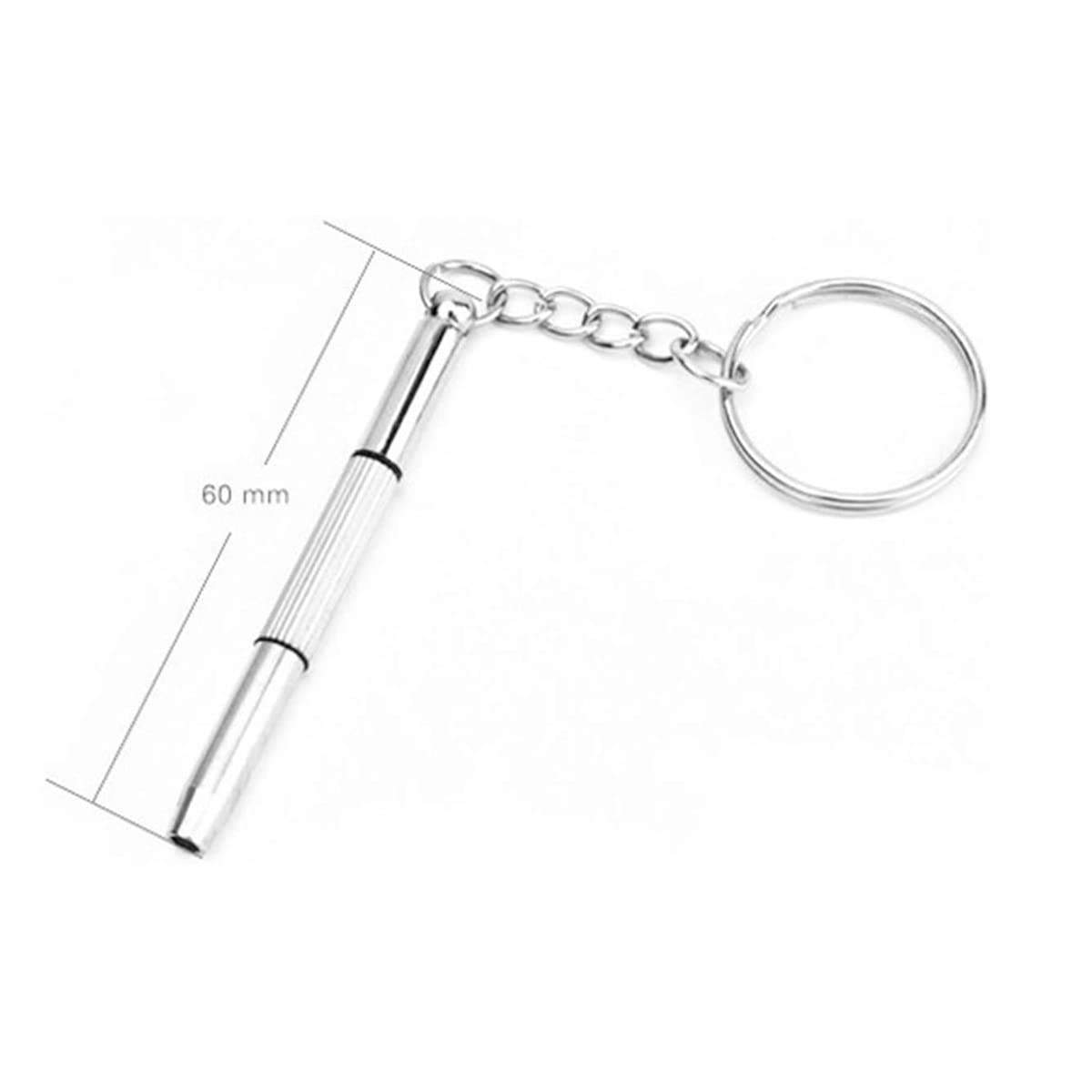 3-in-1 Mini Eyeglass Screwdriver Kit - Repair Glasses, Watches & Jewelry - Portable Keychain Tool for Home & Travel