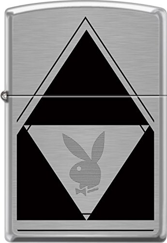 Playboy Zippo Lighter - Vintage Style Windproof Metal Lighter with Playboy Bunny Logo - Perfect for Smoking, Collecting & Gifts