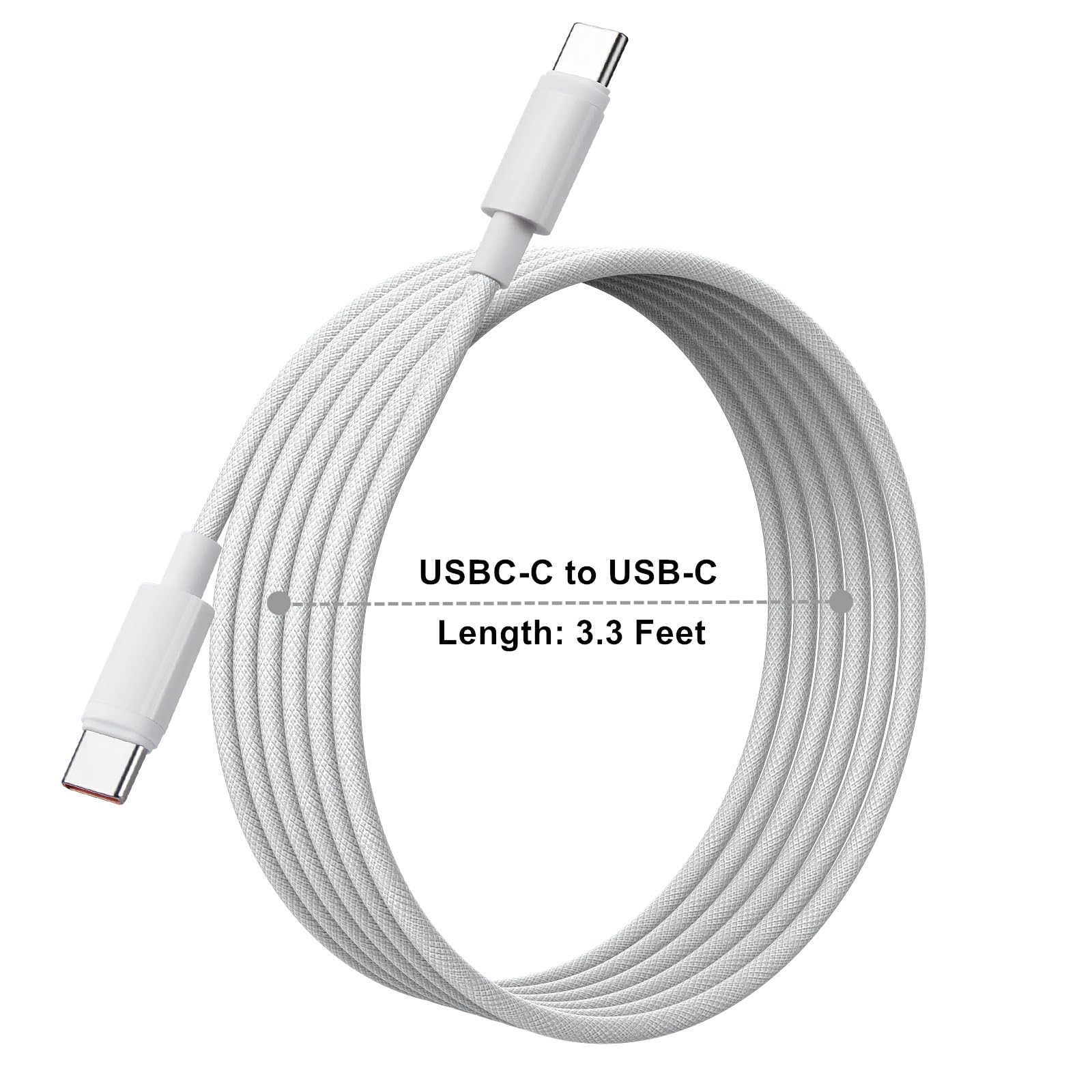 20W USB C Fast Charger with C to C Cable - PD Compatible for Beats Solo 4, Studio Buds+, Studio Pro, Beats Flex, Fit Pro & Pill+ (3.3ft) - Dual Port Wall Charger for Home, Office & Travel