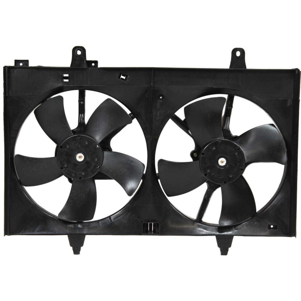 Nissan Murano Radiator Fan 2003-2007 Replacement - Dual Fan Assembly Part #NI3115124 & 21481CA00B | Perfect for Engine Cooling & Overheating Prevention