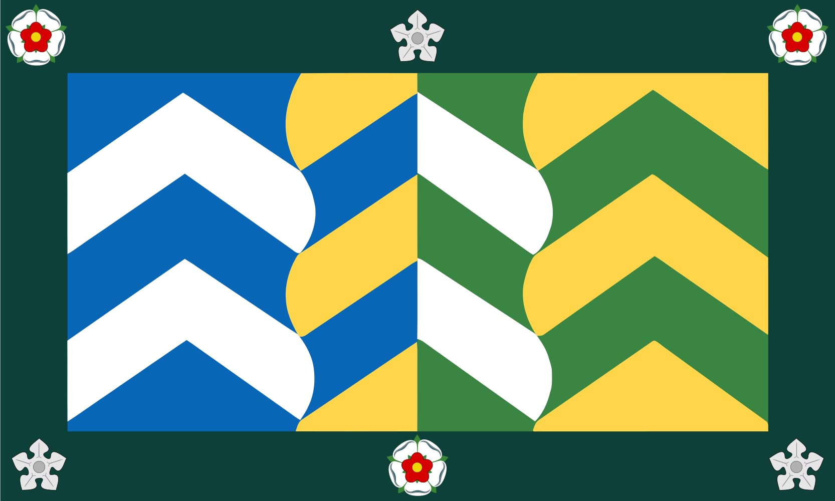 XXXL+ Cumbria Landscape Flag - 200x335cm (6x11ft) - 6.7m² (72sqft) - 100% Made in Germany - Durable Outdoor Flag for Gardens, Stadiums & Patriotic Events