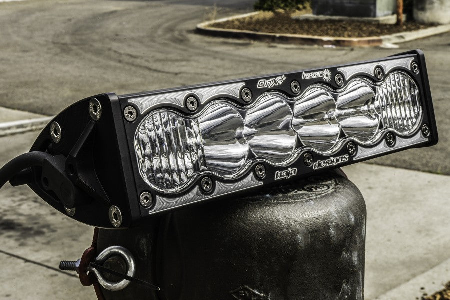 Baja Designs OnX6 10-Inch Hybrid LED and Laser Light Bar - High-Performance Off-Road Lighting for Trucks, Jeeps, and UTVs