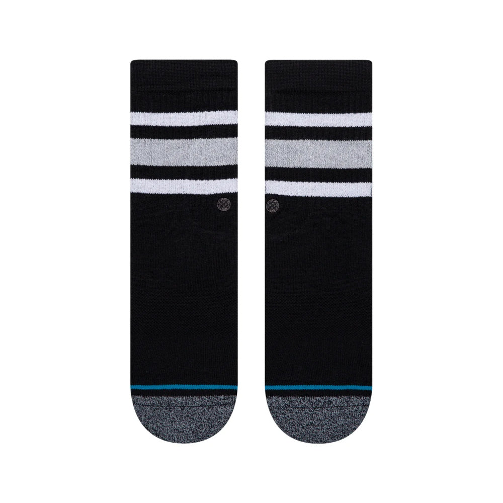 Stance Boyd St Kids Socks - Black | Comfortable & Durable Cotton Socks for Boys & Girls | Perfect for School, Sports & Everyday Wear