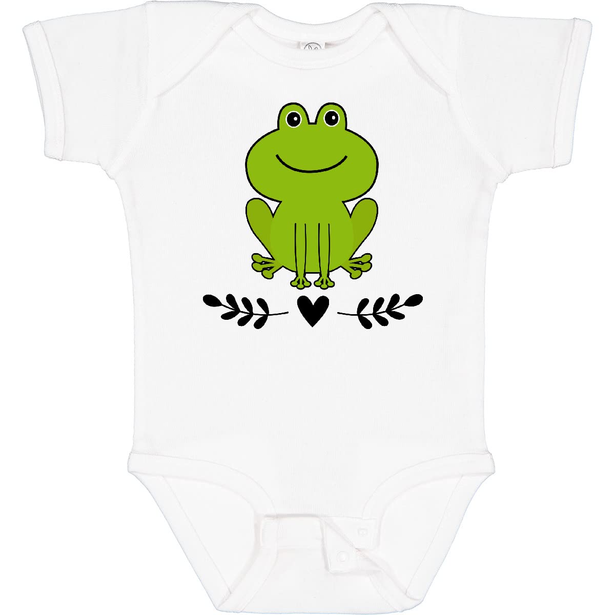 Inktastic Frog Lover Baby Bodysuit - Cute Frog Print Onesie for Newborns & Infants - Perfect for Playtime, Nursery & Photo Shoots
