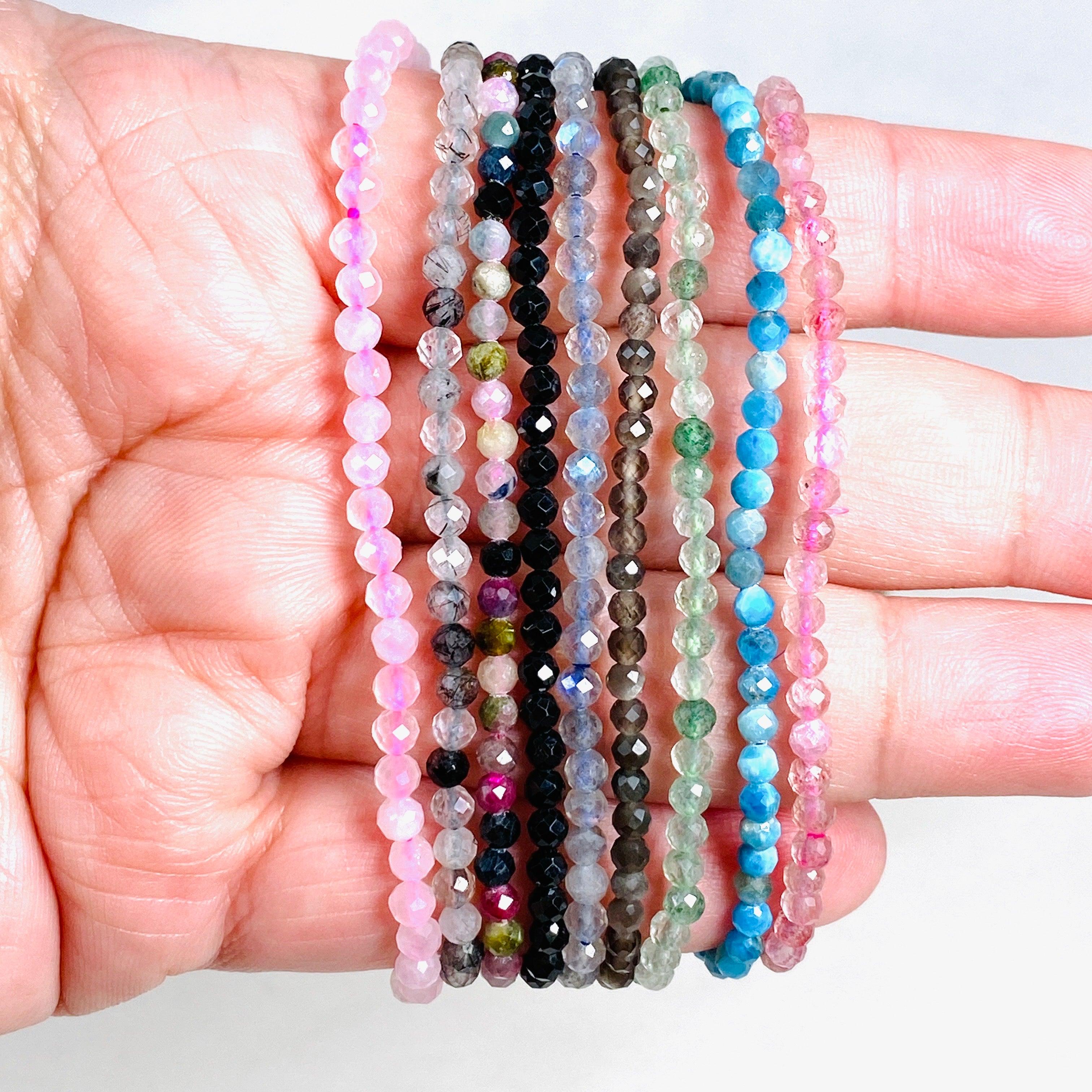 Healing Gemstone Beaded Bracelet for Women - Natural Stone Energy Jewelry for Stress Relief & Positive Vibes | Perfect for Yoga, Meditation & Everyday Wear