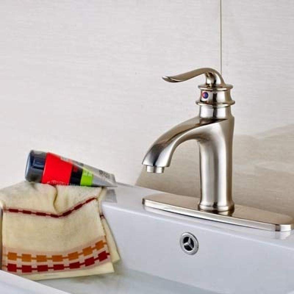 DWSS® Single Hole Brushed Nickel Kitchen Faucet - 8