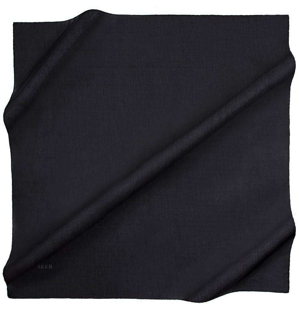 Aker Silk Cotton Square Solid Scarf #7071 411 - Soft & Breathable Fashion Accessory for Women, Perfect for Office, Travel and Special Occasions