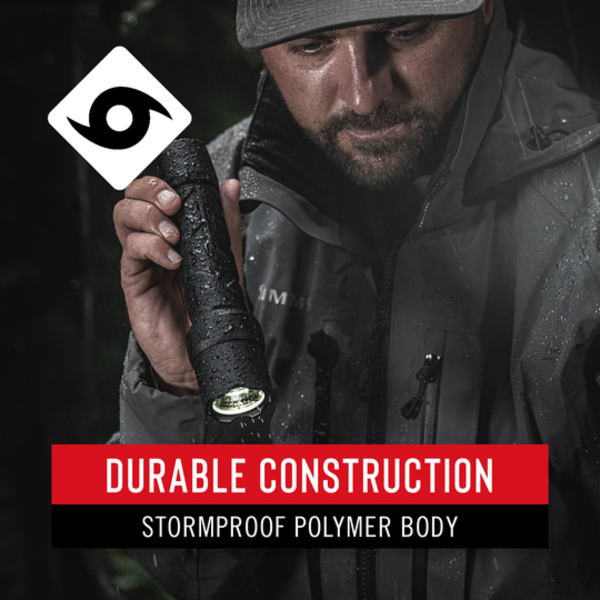 Coast® POLYSTEEL® PS1000 Pure Beam Focusing Flashlight - 1000 Lumens, 351M Beam Distance, 3 Lighting Modes, Rugged & Durable, Stormproof, TWIST FOCUS™ Technology - Ideal for Camping, Hiking, Emergency Preparedness & Outdoor Adventures