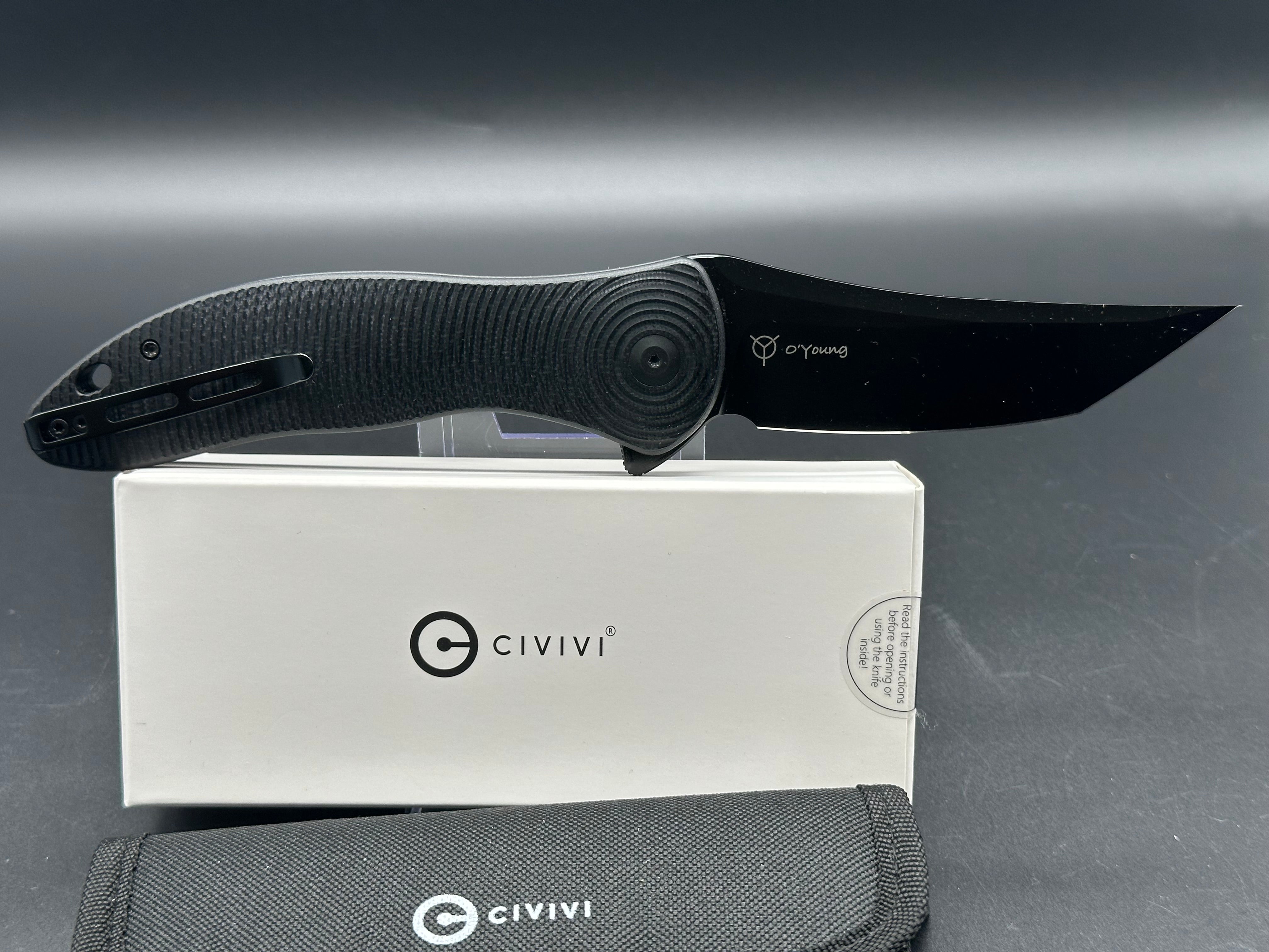 Civivi Synergy4 NitroV Folding Pocket Knife - Premium EDC Knife for Outdoor Camping, Hiking & Survival Gear | Tactical Utility Knife with Smooth Action & Durable Nitro-V Steel Blade