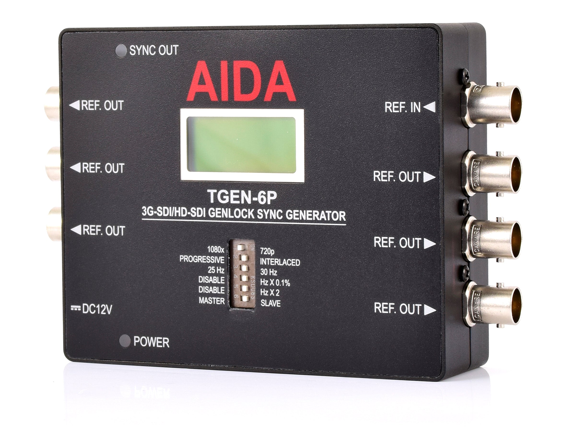 AIDA Imaging GENLOCK Reference SYNC Generator - Professional Video Sync Tool for Broadcast & Live Streaming Studios - Perfect for Multi-Camera Productions & Video Editing