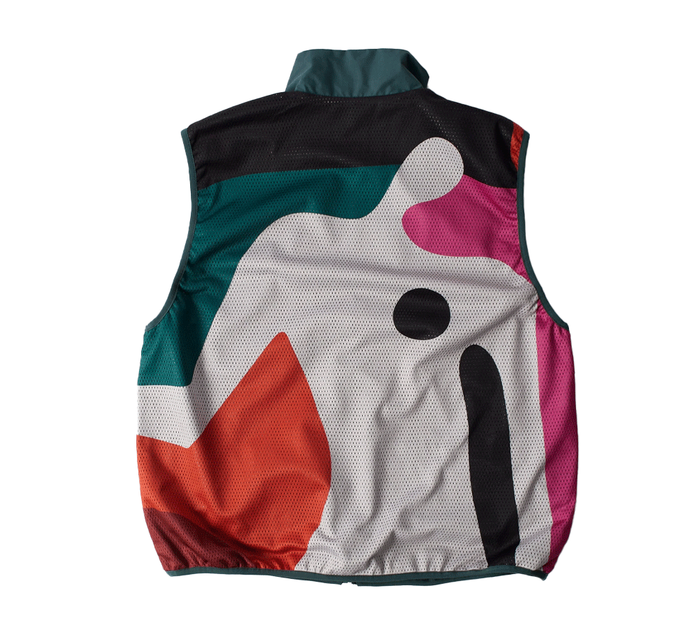 Ghost Cave Reversible Vest for Men & Women - Lightweight Outdoor Hiking & Camping Jacket - Water-Resistant Windbreaker for Travel & Adventure