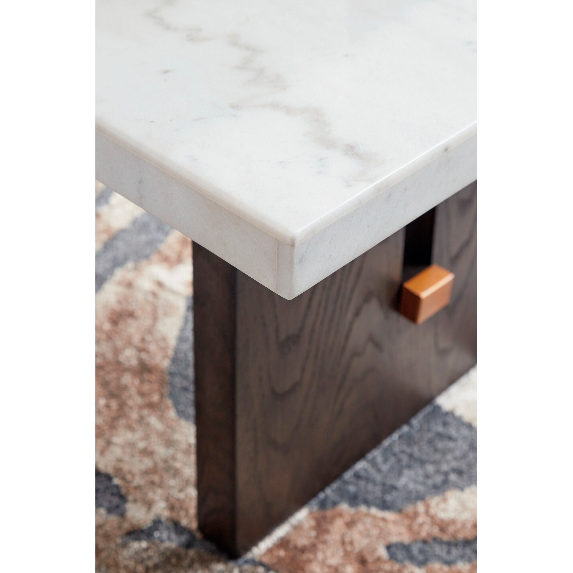 Modern Burkhaus Coffee Table - Mid-Century Style Living Room Center Table with Storage Shelf - Perfect for Small Spaces, Apartments & Cozy Home Decor
