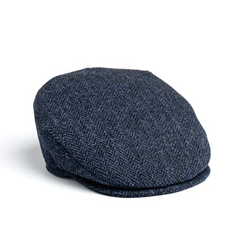 Blue Herringbone