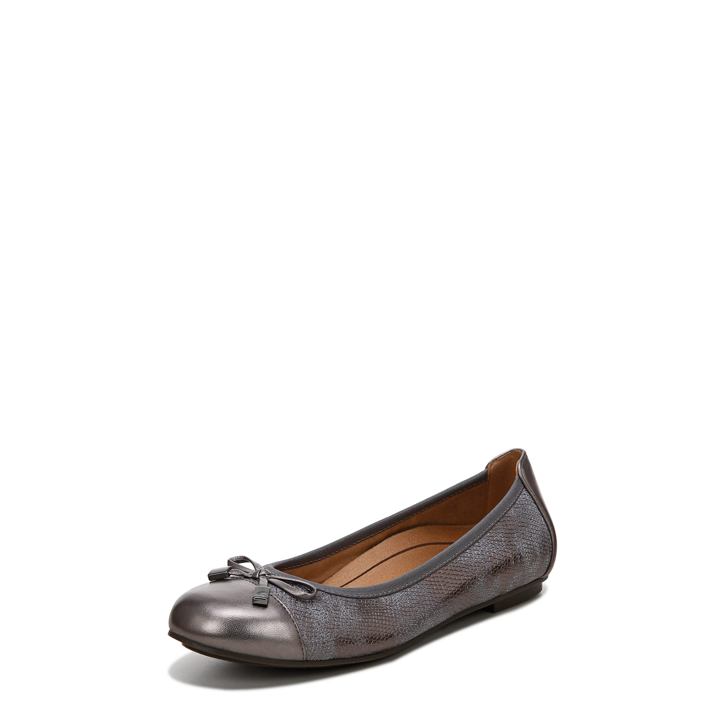 Vionic Women's Minna Slip-On Loafers - Comfortable Orthotic Support Shoes for Plantar Fasciitis & Arch Pain Relief - Perfect for Work, Travel & Everyday Wear