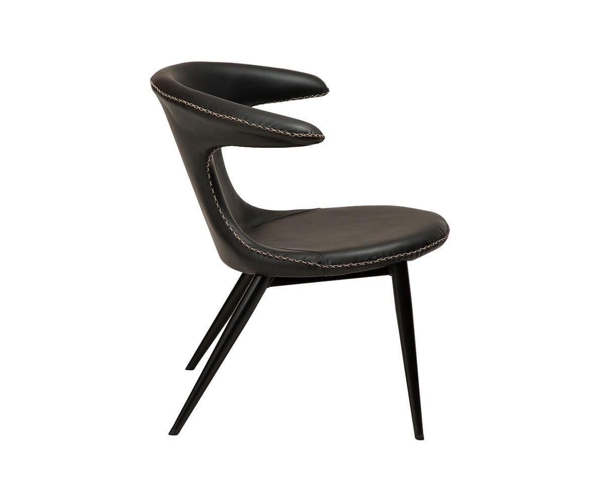 Drake Lounge Chair - Modern Accent Chair for Living Room, Bedroom, or Office - Comfortable Upholstered Armchair with Sturdy Metal Legs - Perfect for Relaxing, Reading, or Entertaining Guests