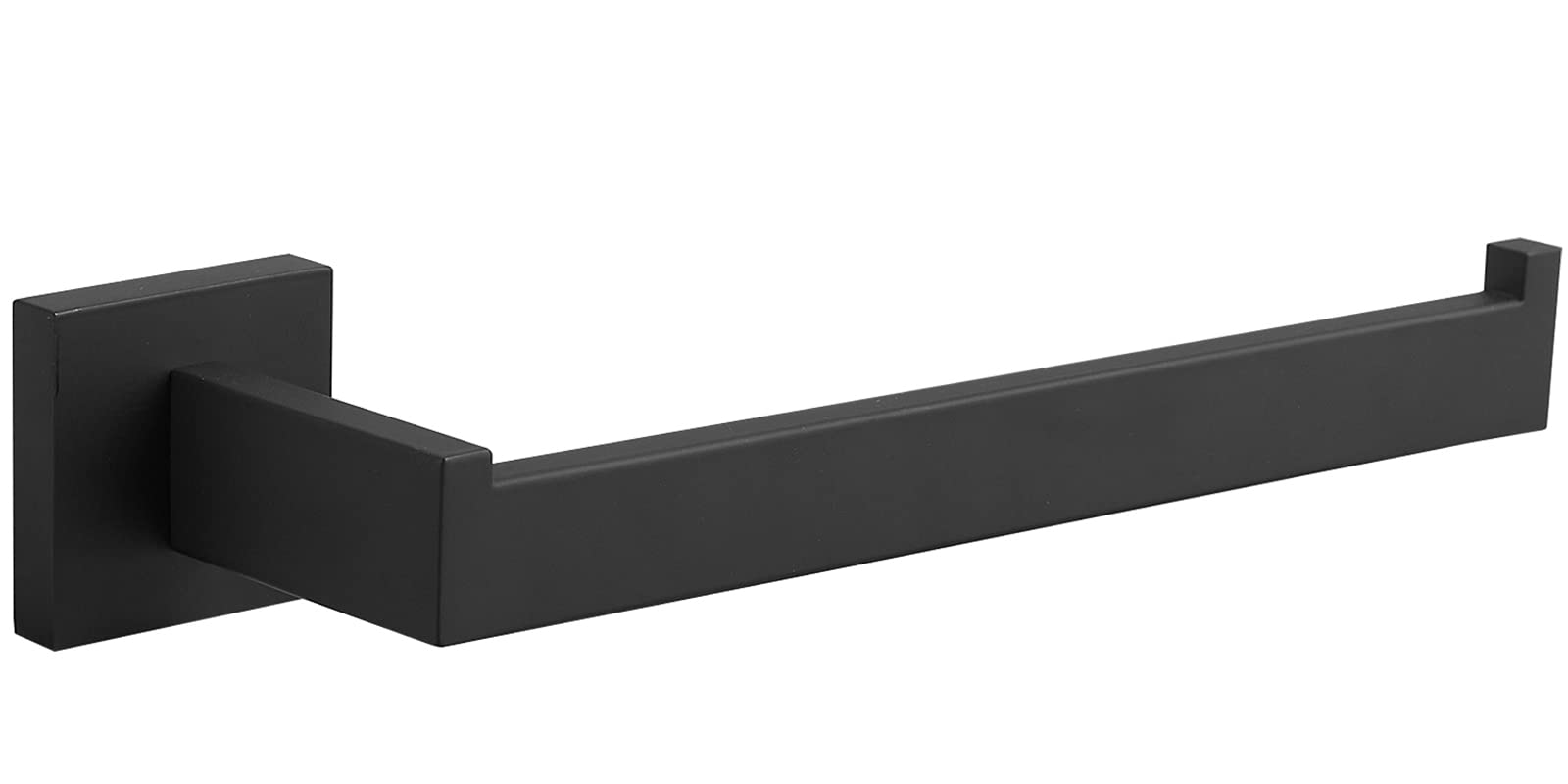 Modern Matte Black SUS 304 Stainless Steel Towel Bar - Sleek Hand Towel Holder for Bathroom & Kitchen - Perfect for Contemporary Home Decor