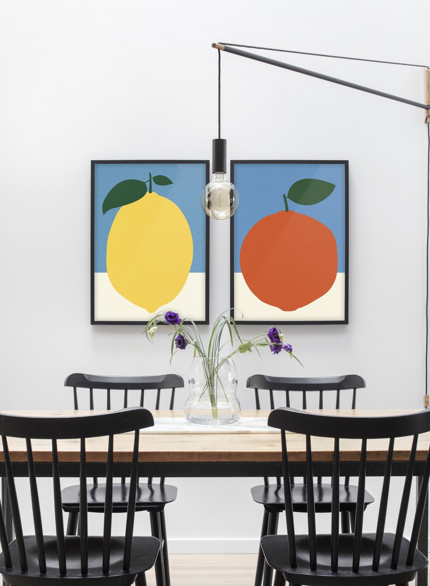 Vibrant Orange Poster - Premium Quality Wall Art for Home & Office Decor - Perfect for Living Room, Bedroom, or Workspace