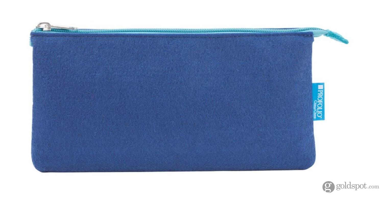 Itoya Profolio Large Midtown Pouch - Premium Blue/Lagoon Zippered Document Holder for Artists, Designers & Professionals - Perfect for Portfolios, Sketches & Office Organization