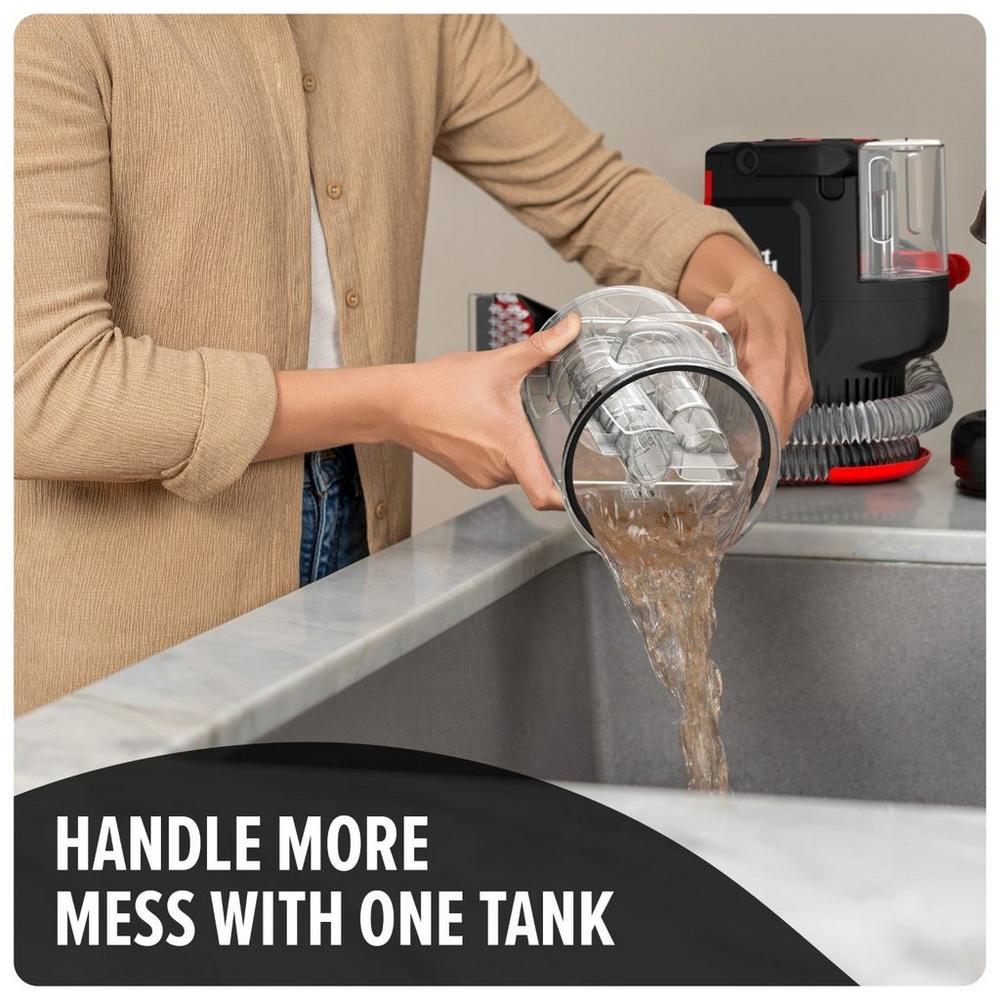 Portable Carpet & Upholstery Spot Cleaner Machine - Handheld Deep Cleaner for Stains on Carpets, Sofas, Mattresses - Perfect for Pets, Kids & Home Cleaning