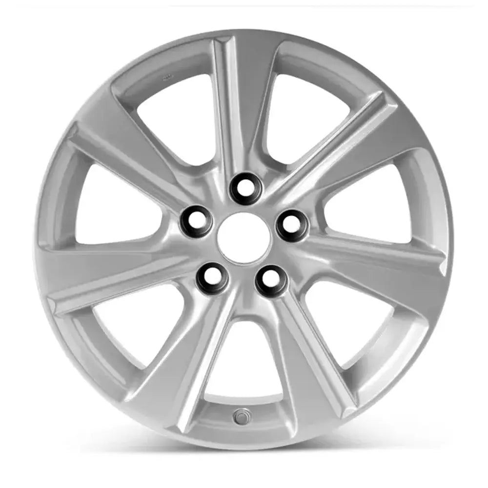 17 Inch Toyota Highlander Replacement Wheel - Silver Alloy Replica Rim (Part #69580 4261148460) - Perfect for Off-Roading, Winter Tires & Vehicle Customization