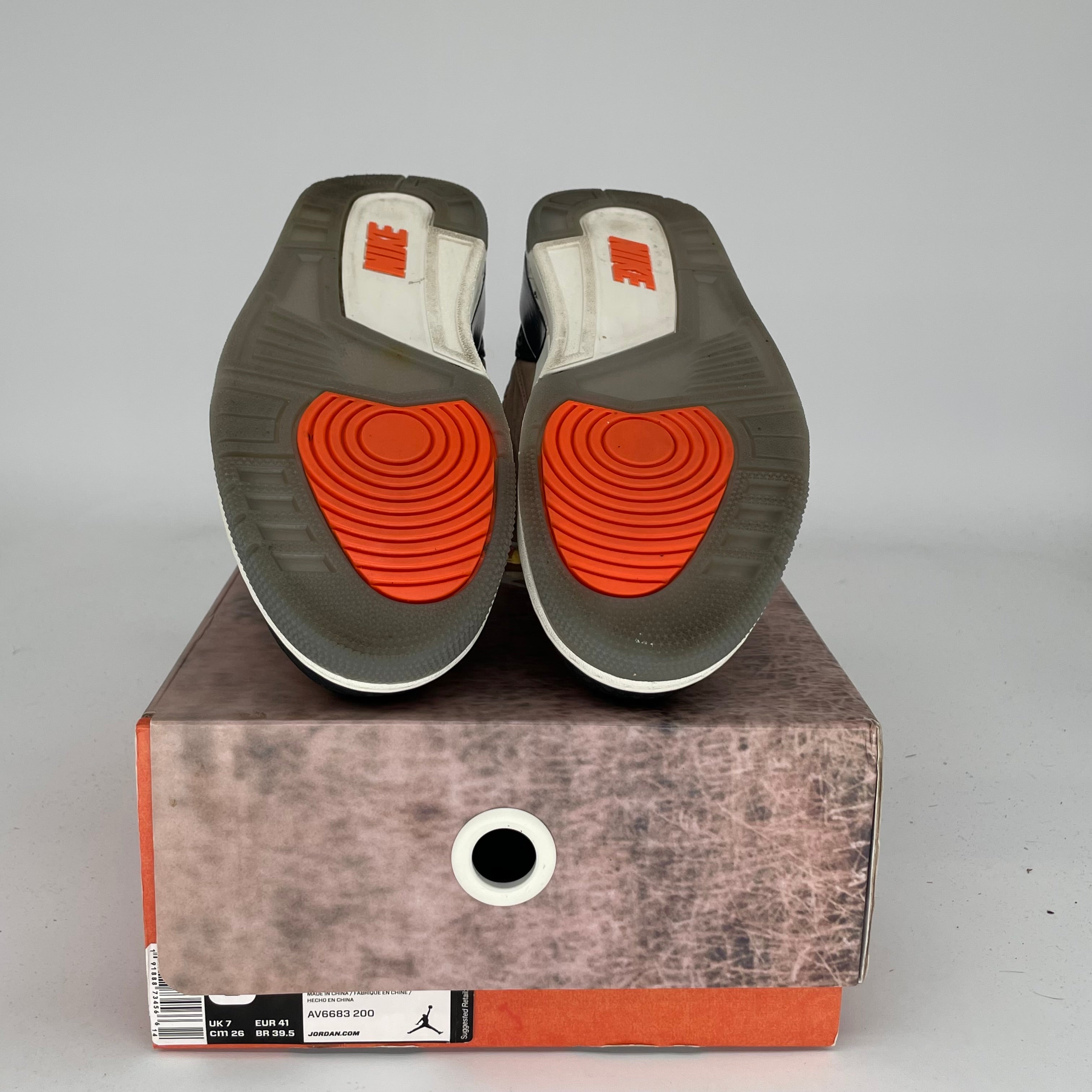 AIR JORDAN 3 Retro JTH Bio Beige Men's Basketball Shoes Size 8 - AV6683-200 | Authentic Sneakers for Casual Wear & Street Fashion