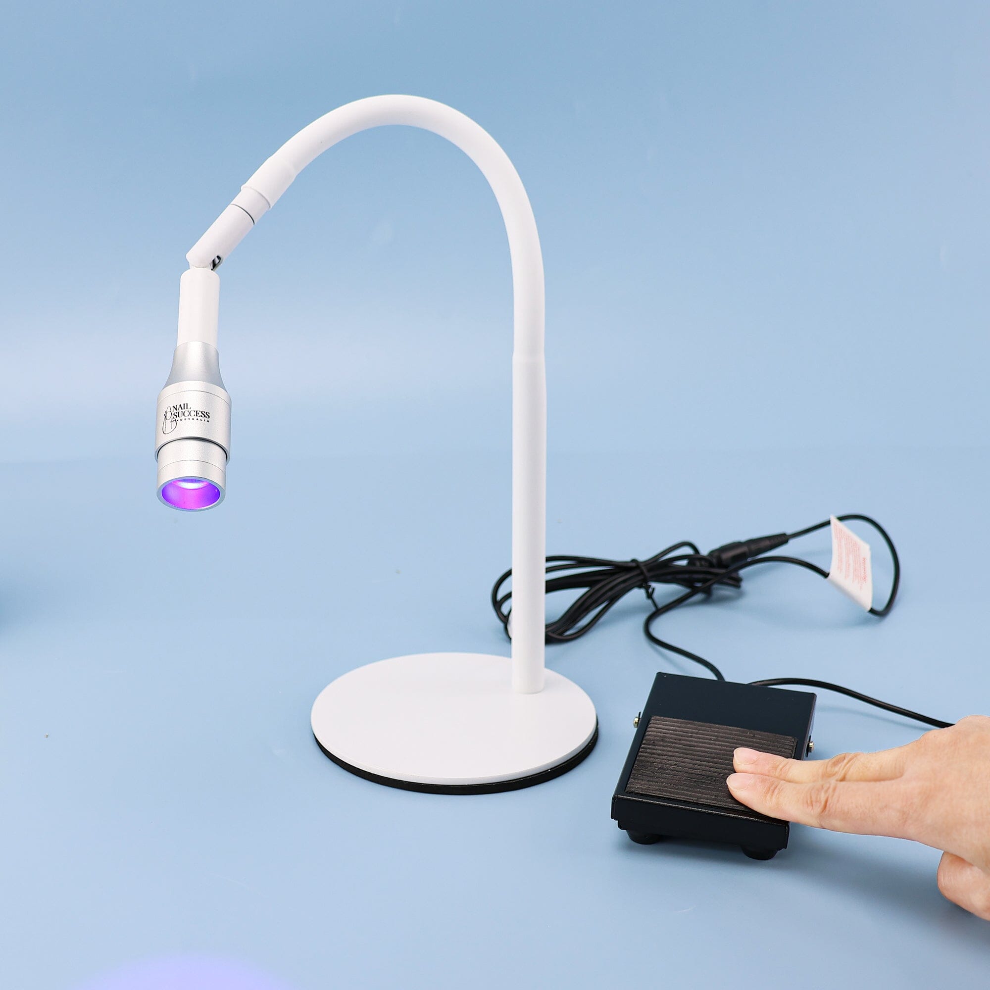 Professional Foot Pedal Gel X LED Nail Lamp for Fast Curing - 48W UV/LED Hybrid Light for Salon & Home Manicure - Perfect for Gel Polish, Acrylics & Nail Extensions