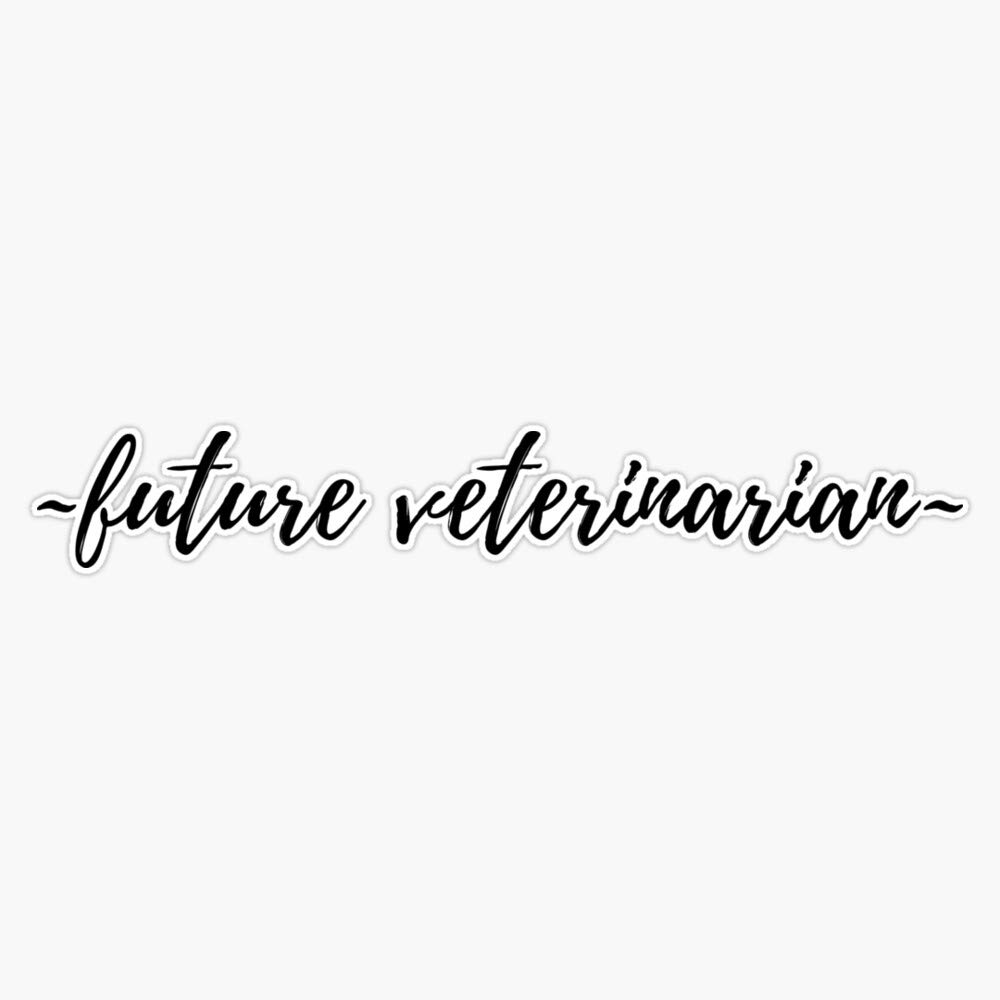 Future Vet Sticker Decal - Waterproof Vinyl Bumper Sticker (5 Inch) - Perfect for Cars, Laptops & Water Bottles to Show Veterinary Pride