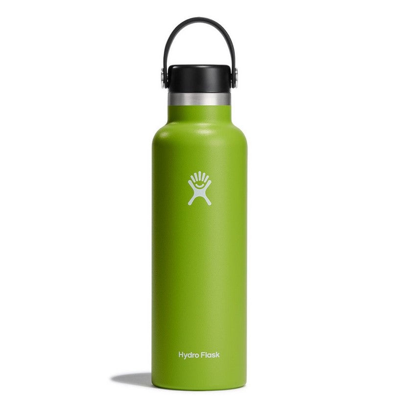 Hydro Flask Standard Mouth Water Bottle 21 oz with Flex Cap - Insulated Stainless Steel for Hiking, Gym & Outdoor Adventures