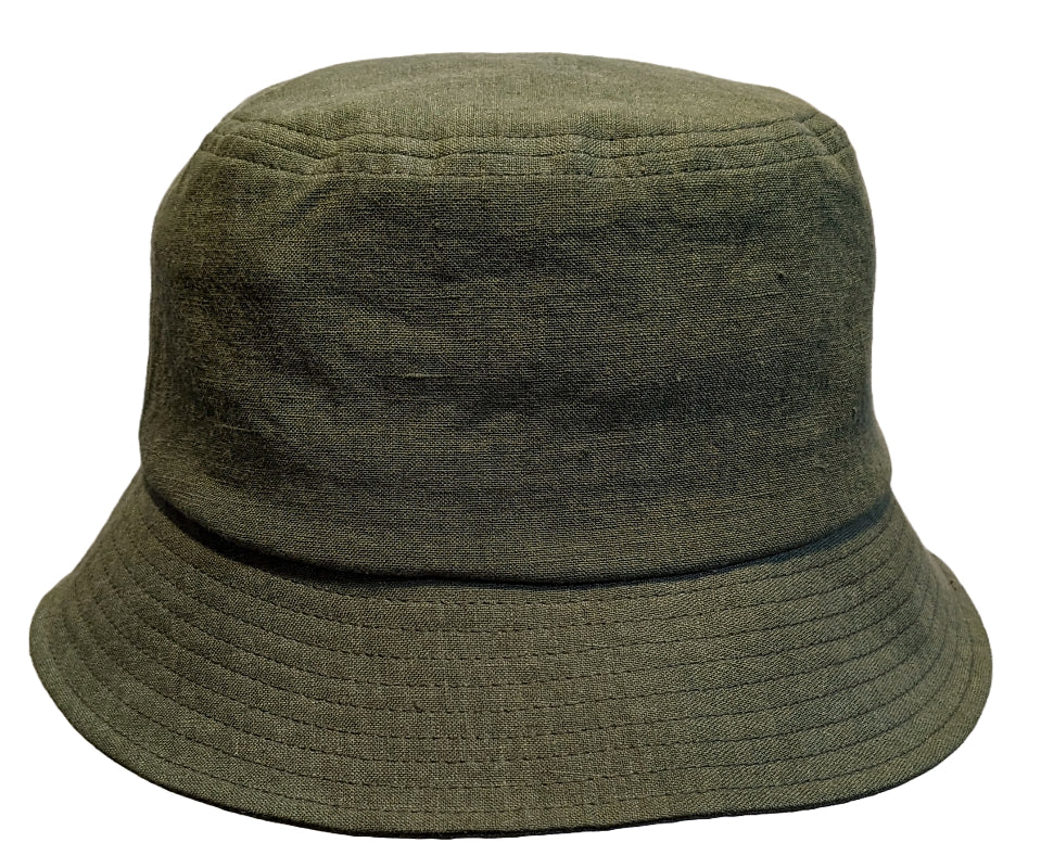 Avenel 100% Organic Hemp Bucket Hat for Men & Women - Olive Green Sun Hat for Outdoor Activities, Beach, Hiking, and Summer Fashion
