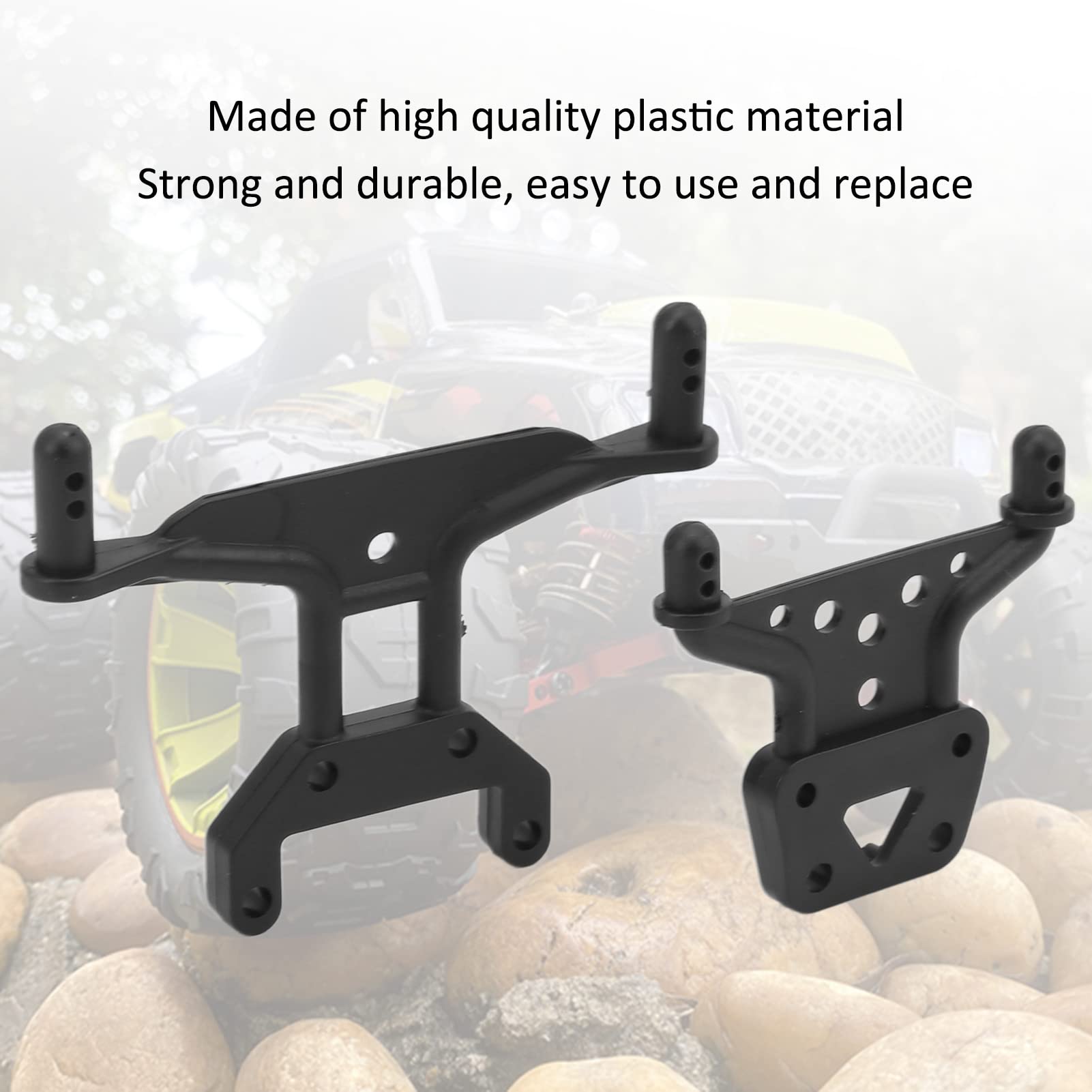 Lightweight Front & Rear RC Car Shell Pillars for Wltoys 144002 1/14 Scale Model - Durable Plastic Body Columns for Off-Road Racing & RC Car Upgrades
