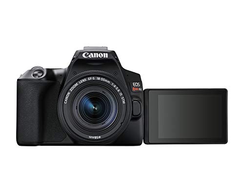 Canon EOS Rebel SL3 DSLR Camera with 18-55mm Lens Kit - 24.1MP APS-C Sensor, 4K Video, WiFi & Bluetooth (Black) | Perfect for Travel Photography, Vlogging & Beginner Photographers
