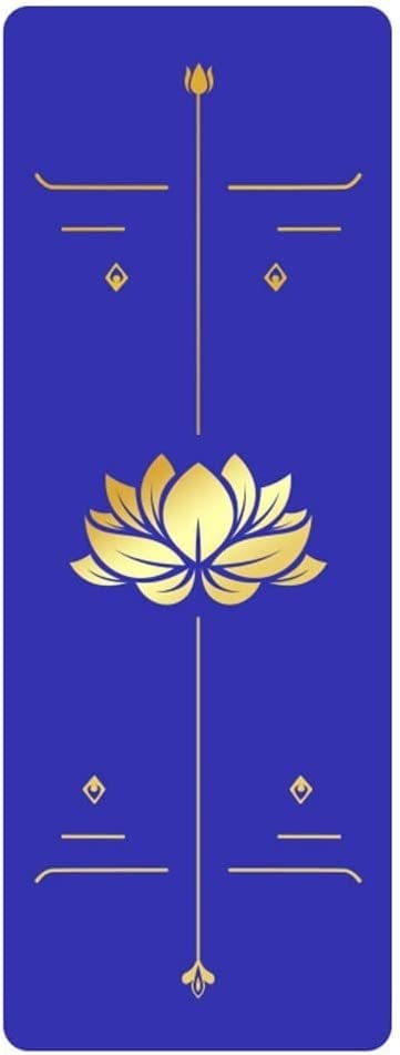 Premium Non-Slip Rubber Yoga Mat - Extra Thick Eco-Friendly Exercise Mat for Women & Beginners - Ideal for Yoga, Pilates, Gym Workouts & Home Fitness - Waterproof & Odorless Cushion with Carpet Grip