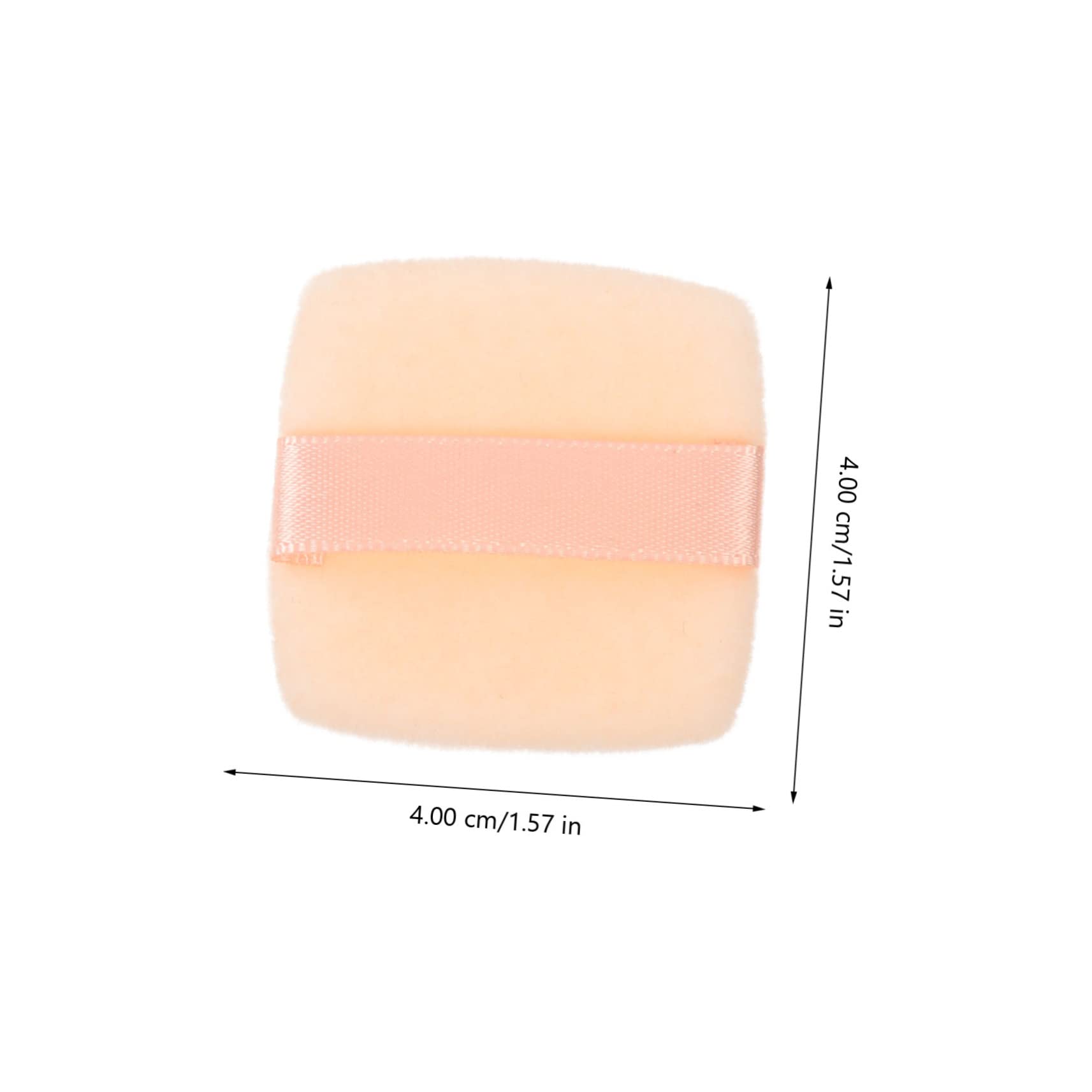 Beatifufu 10pcs Soft Mini Powder Puff Bands - Portable Facial Makeup Pads for Women, Girls & Men | Ideal for Travel, Touch-Ups & Professional Makeup Application