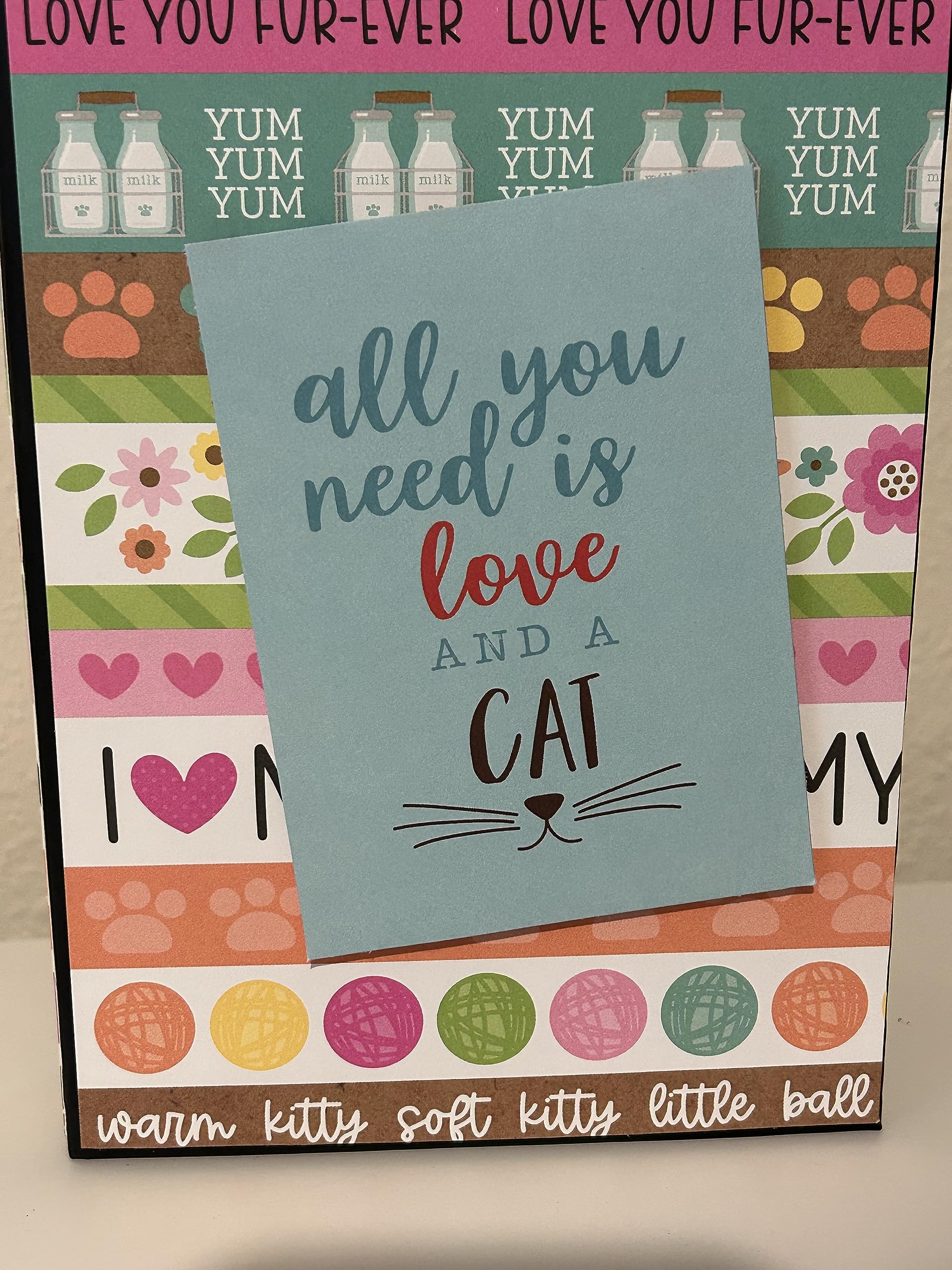 Premium 4x6 Cat Photo Album - Customizable Memory Book for Cat Lovers, Kitty Keepsake, Gift for Crazy Cat Lady - Perfect for Pet Memories, Home Decor & Cat Owner Gifts