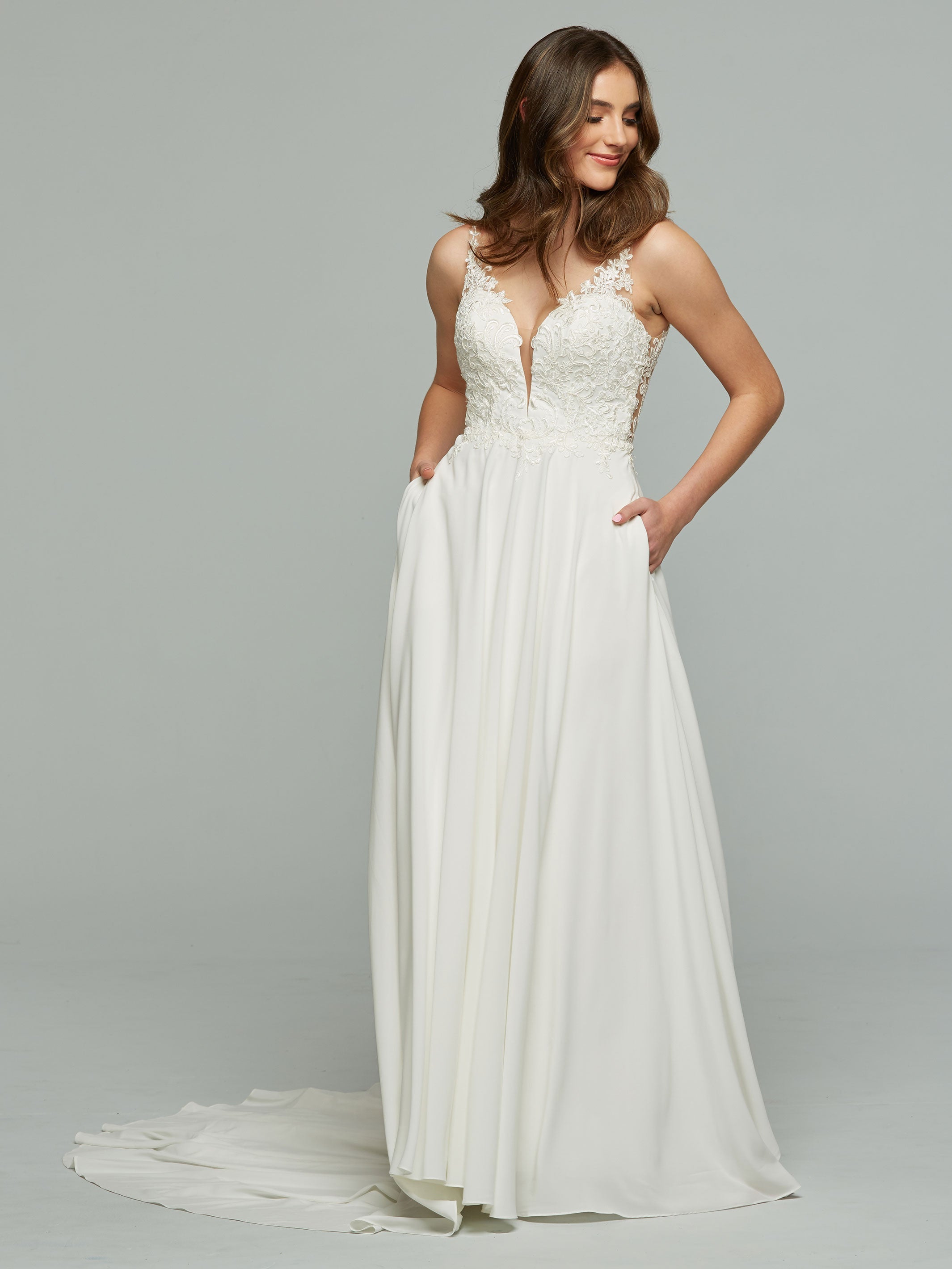 Skye Wedding Dress - Try at Home with Free Returns | Elegant Lace Bridal Gown for Church, Beach & Outdoor Weddings