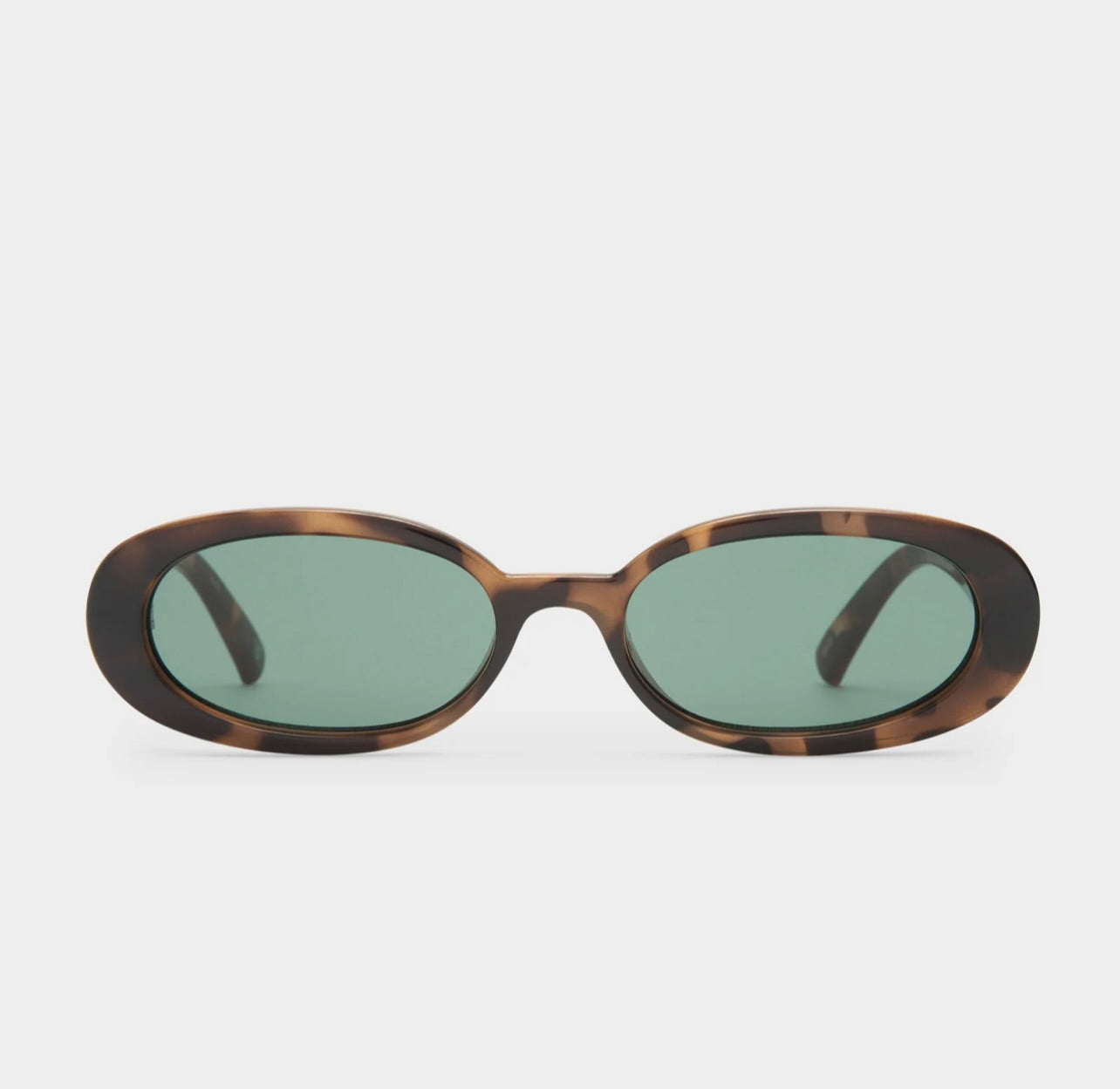 Outta Love Retro Tortoise Green Monochrome Sunglasses - Stylish UV Protection for Outdoor Activities, Beach & Driving
