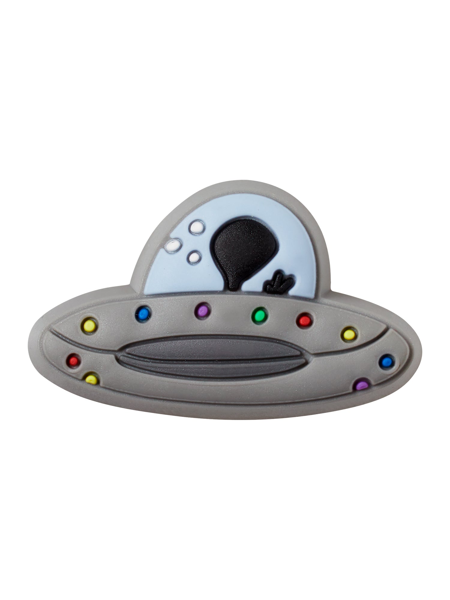 Crocs Jibbitz Flying Saucer Charms - Clear UFO Shoe Accessories for Kids & Adults - Perfect for Customizing Crocs Clogs & Sandals